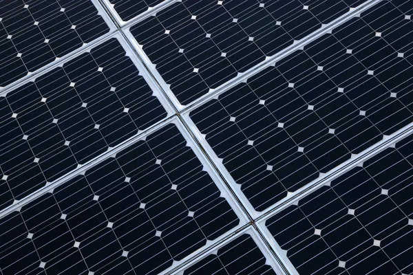 Fotovoltaïsche cellen van zonnepaneel — Stockfoto