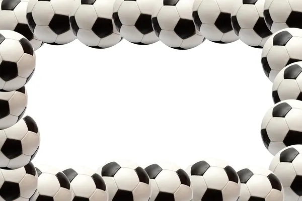 Soccer ball frame — Stock Photo, Image