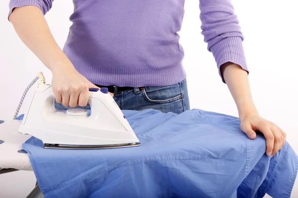 Kadın (beyaz arka plan Ütü)