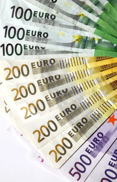 Billets en euros — Photo