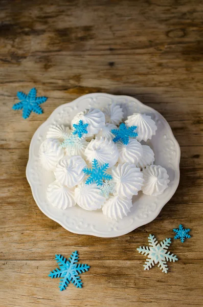 Christmas Meringues — Stock Photo, Image