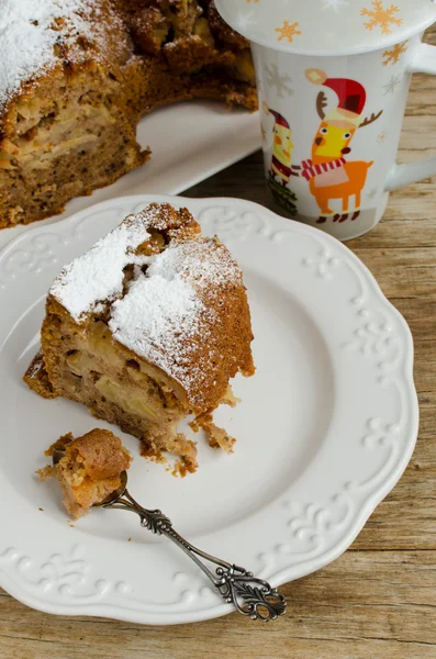 Apple Cinnamon Whiskey Pie — Stock Photo, Image