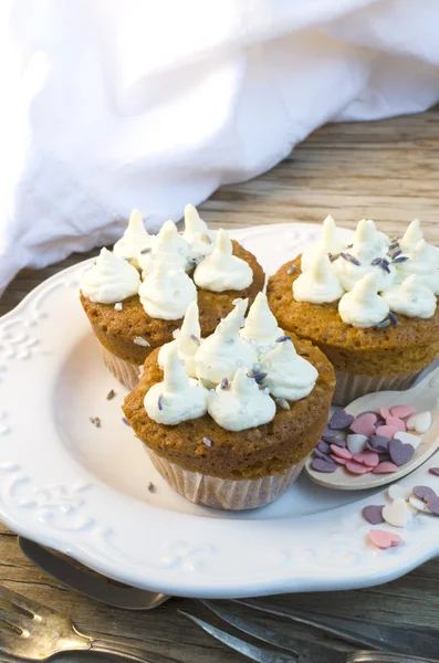 Lavender Muffins — Stock Photo, Image