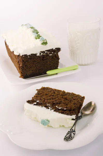 Amaranth Chocolate Brownie Cake — Stock Photo, Image