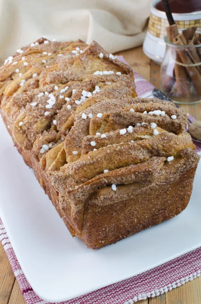 Cinnamon Sugar Pull-Apart Bread — Stock Photo, Image