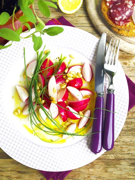 Bahar turp salatası — Stok fotoğraf