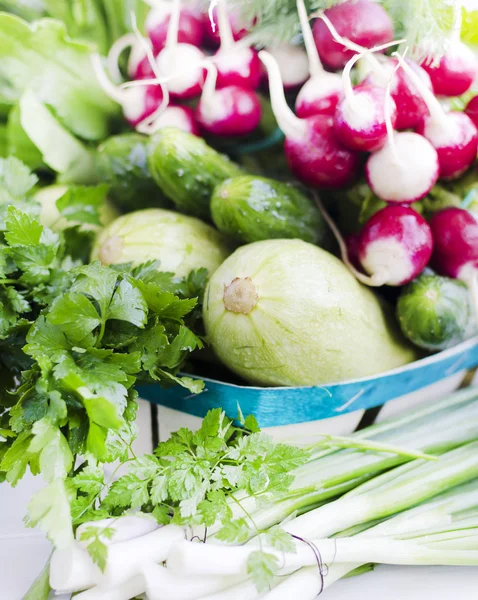 Fresh Vegetables and herbs — Stock Photo, Image