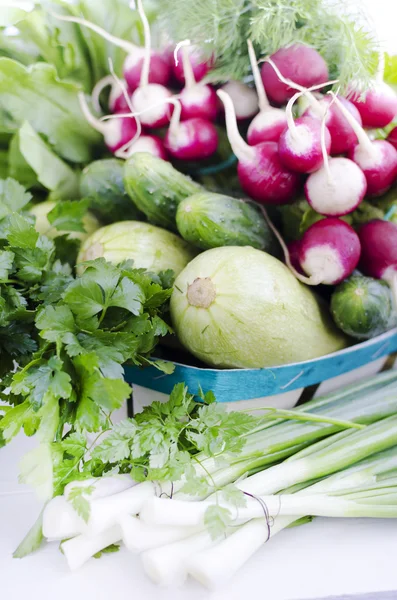 Fresh Vegetables and herbs — Stock Photo, Image