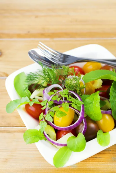 Fresh vegetables salad — Stock Photo, Image