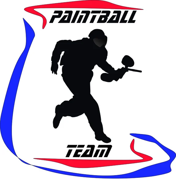 Paintball Logo — Stock Vector