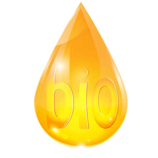 Beyaz arkaplanda sarı damlası