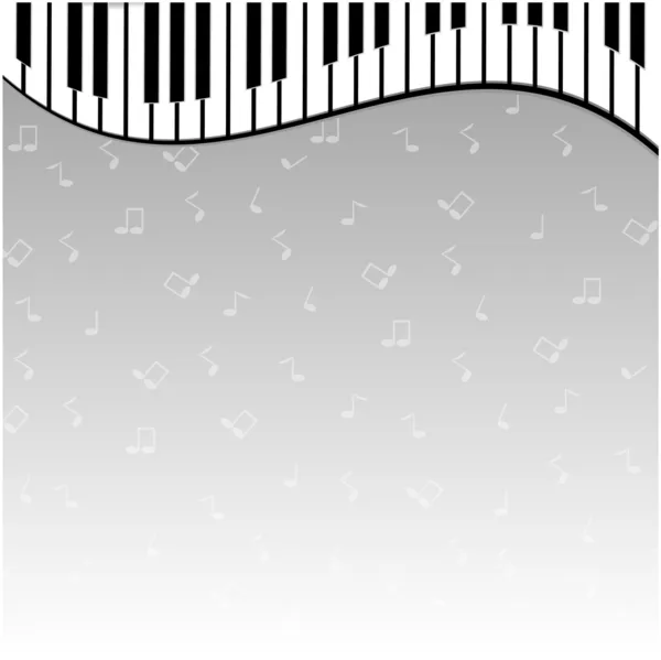 gri bir arka plan üzerinde piyano tuşları