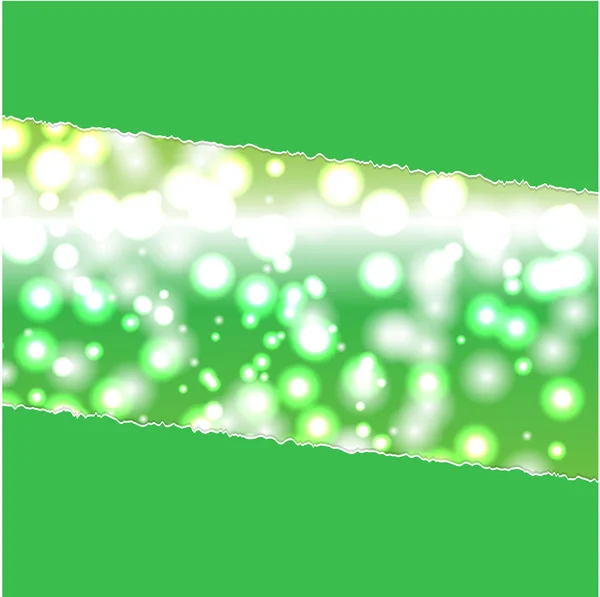 Abstract luminous background of green color — Stock Vector