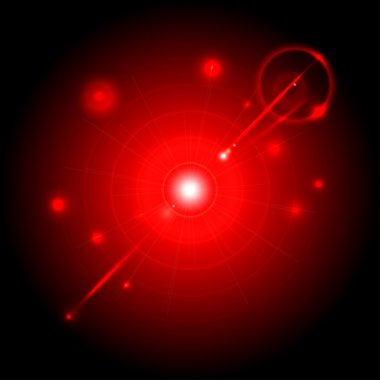 parlak arka plan kırmızı target.neon effect.vector ile