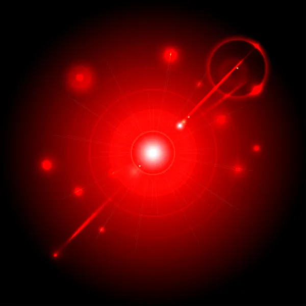 Astratto sfondo luminoso con un bersaglio rosso.neon effect.vector — Vettoriale Stock