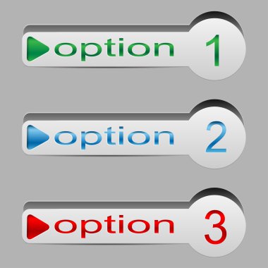 gri background.collection optio olusan oklarla kümesi