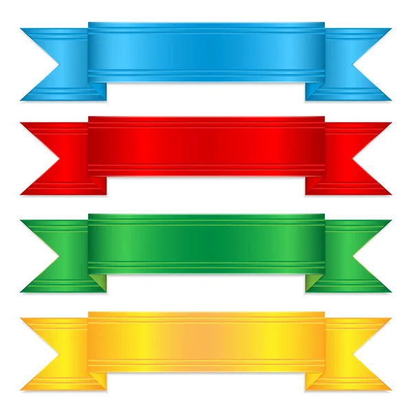 renkli ribbons.elements için décor.vector kümesi