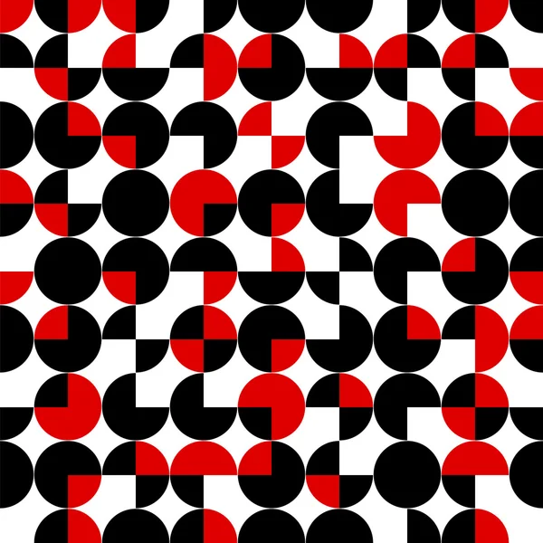 Circles.abstract 幾何学的な background.vector のシームレスなパターン — ストックベクタ