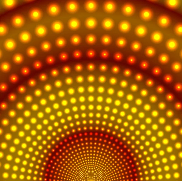 Fond abstrait de cercles chatoyants.design lumineux.neon e — Image vectorielle