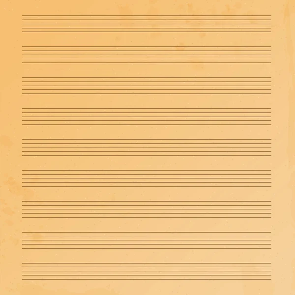 Music paper.old music paper.grunge effect.musical background.vec — Stockvektor