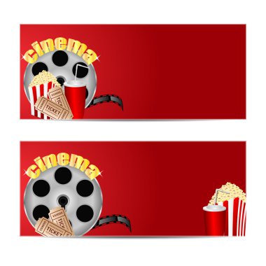 makara film patlamış mısır ve içki kırmızı background.set b