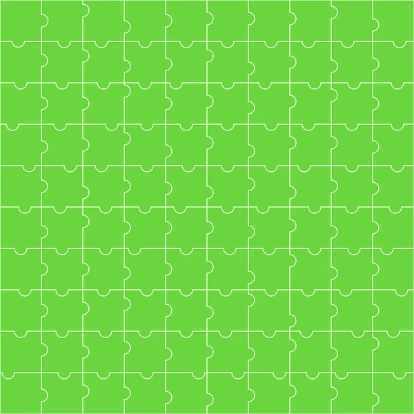 Seamless pattern of green puzzle.abstract background.vector — Stock Vector