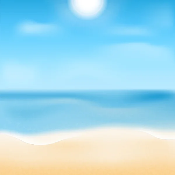 바다 coast.natural background.waterscape.beach.vector — 스톡 벡터