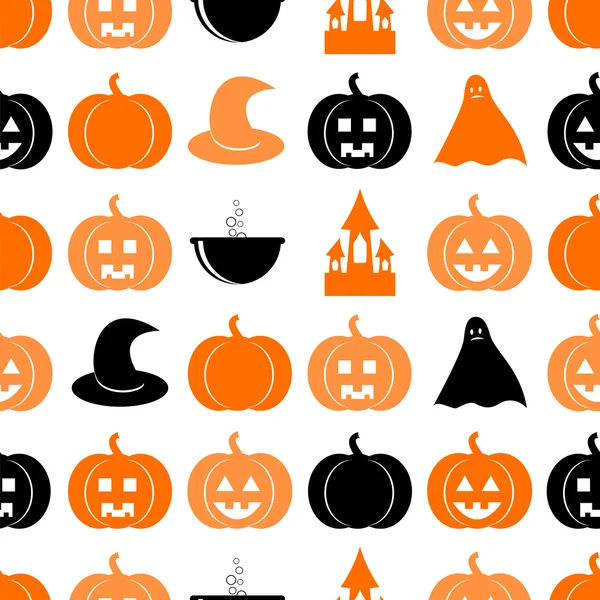 Płynny wzór na Halloween — Wektor stockowy