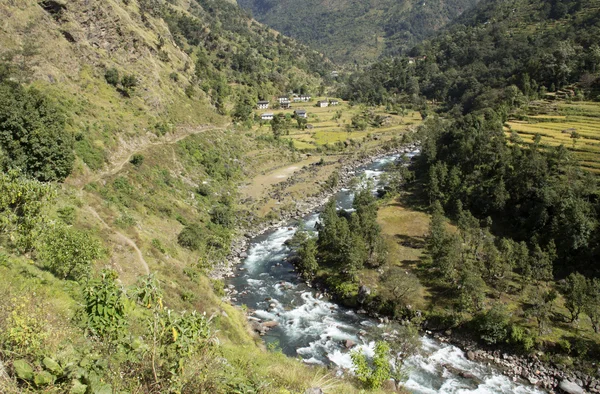 Valle verde — Foto de Stock