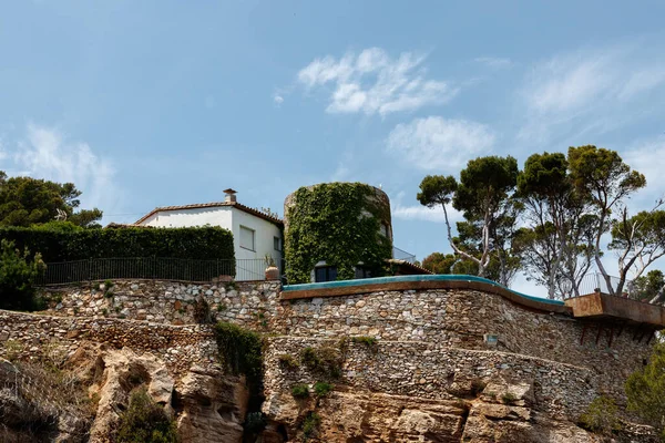 Stenen Huis Stad Begur Aan Spaanse Costa Brava — Stockfoto