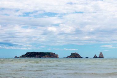 Costa Brava 'daki Medes Adaları Dostlar Plajı' ndan bir yaz günü