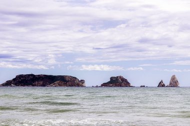 Costa Brava 'daki Medes Adaları Dostlar Plajı' ndan bir yaz günü