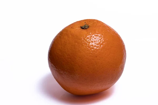 Mandarine Avec Fond Blanc — Photo