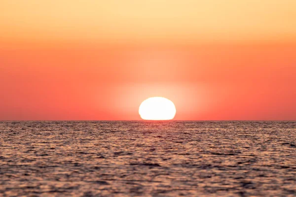 Sun Rising Sea Sunrise Mediterranean — Stockfoto