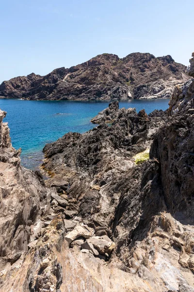 Ensenada Rocosa Cap Creus Costa Brava Norte España — Foto de Stock