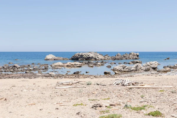 Cap Creus Sur Côte Espagnole Brava Une Journée Été Ensoleillée — Photo