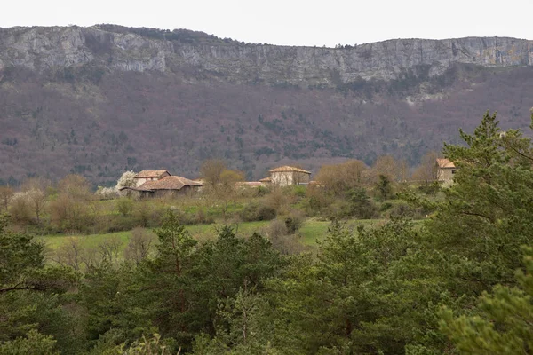 Dorp Alaves Vallei Van Kuartango Het Noorden Van Spanje — Stockfoto