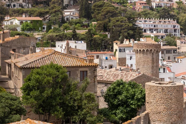 Medieval Town Tossa Mar Costa Brava Surrounded Wall — Stock Photo, Image