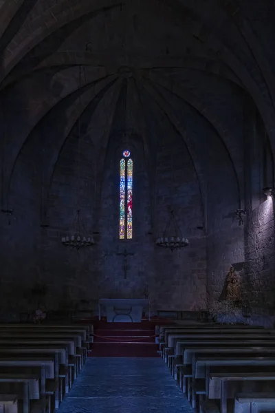 Intérieur Église Des Copains Sur Costa Brava — Photo