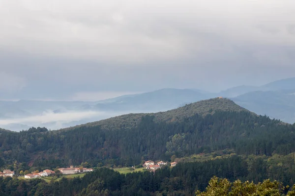 Grünes Tal Des Baskenlandes Norden Spaniens — Stockfoto