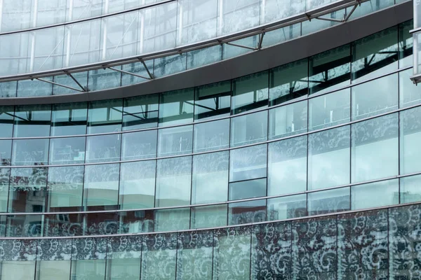 Szklany Budynek Mieście Bilbao Kraju Basków — Zdjęcie stockowe