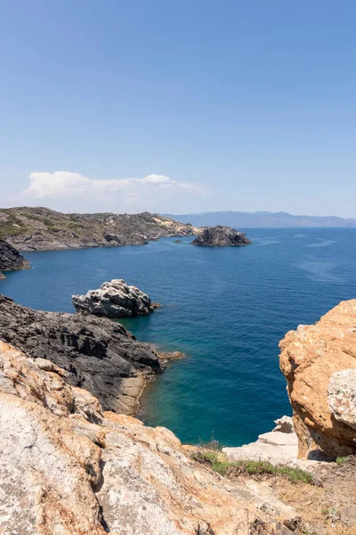 Καπάκι Creus Στο Costa Brava Μια Ζεστή Καλοκαιρινή Μέρα — Φωτογραφία Αρχείου