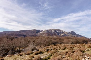 Bask bölgesindeki gorbea doğal parkı.