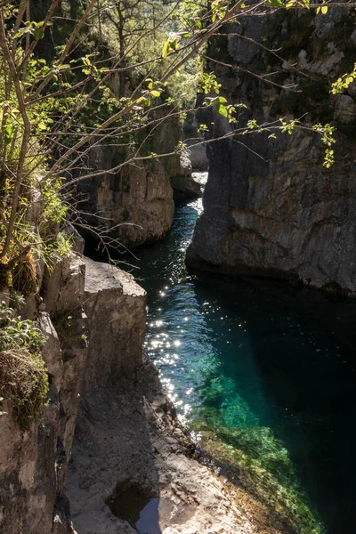 Natural Pool Aragonese Pyrenees — Stock Photo, Image
