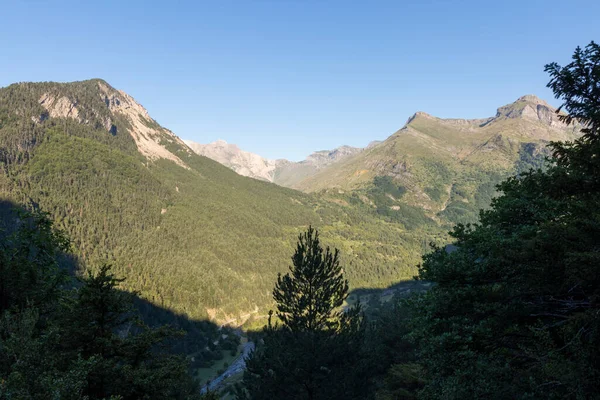 Landscape Ara River Bujaruelo Valley Aragonese Pyrenees Border Ordesa Monte — Stock Photo, Image