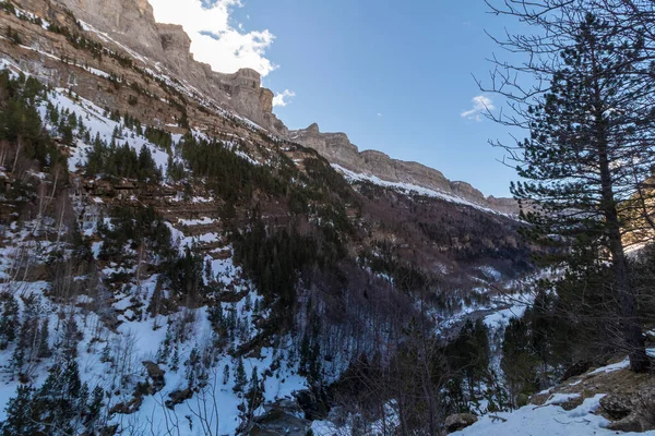 River Ordesa National Park Spanish Pyrenees Winter — Stock Photo, Image