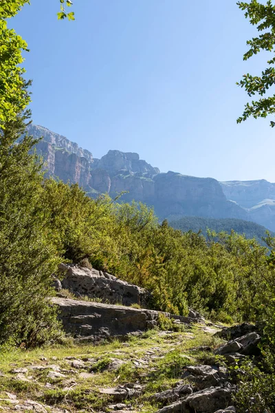 Pyrenees Mountains Landscape Walking Trails — Stock Photo, Image