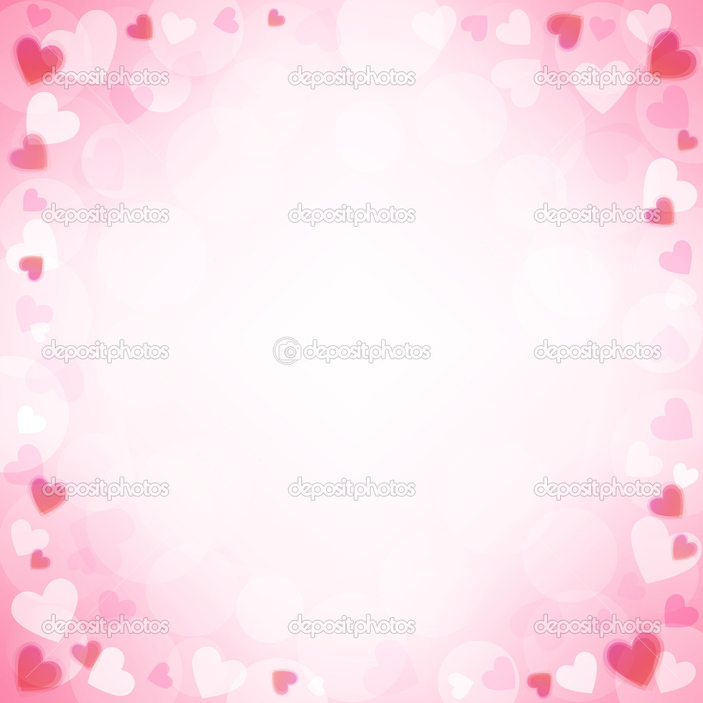 Background with pink hearts