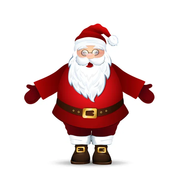 Merry Santa Claus — Stock Vector