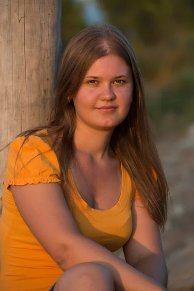 Pretty girl resting — Stock Photo, Image